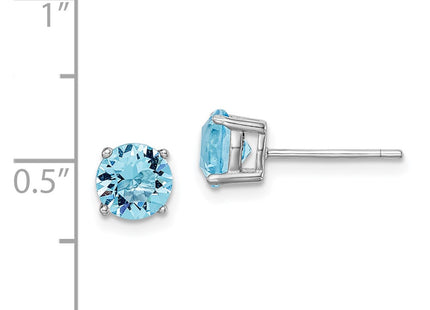 Sterling Silver Earrings Style QE14067MAR - Classique Jewelry Inc.