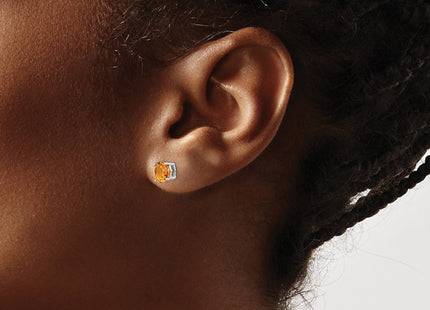 Sterling Silver Earrings Style QE14067NOV - Classique Jewelry Inc.