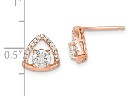 SS/Gold Plated Earrings Style QE14069 - Classique Jewelry Inc.