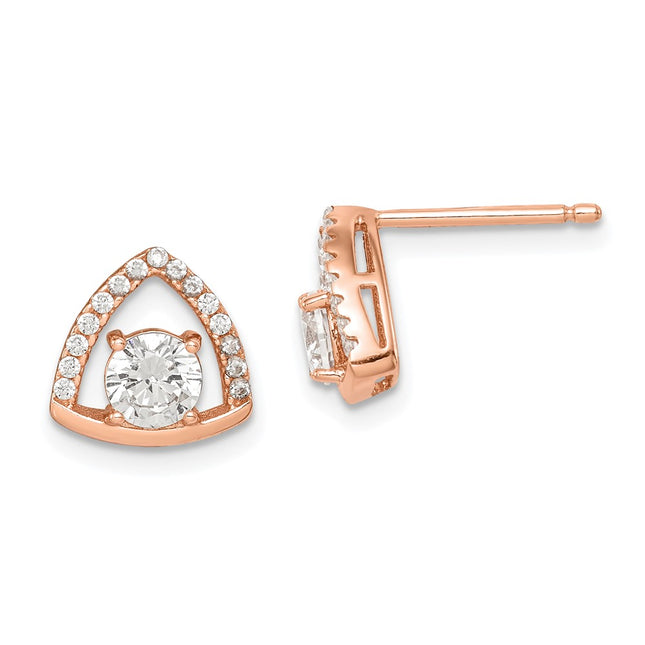 SS/Gold Plated Earrings Style QE14069 - Classique Jewelry Inc.