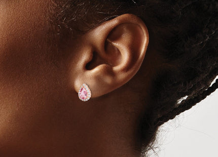 Sterling Silver Earrings Style QE14075 - Classique Jewelry Inc.