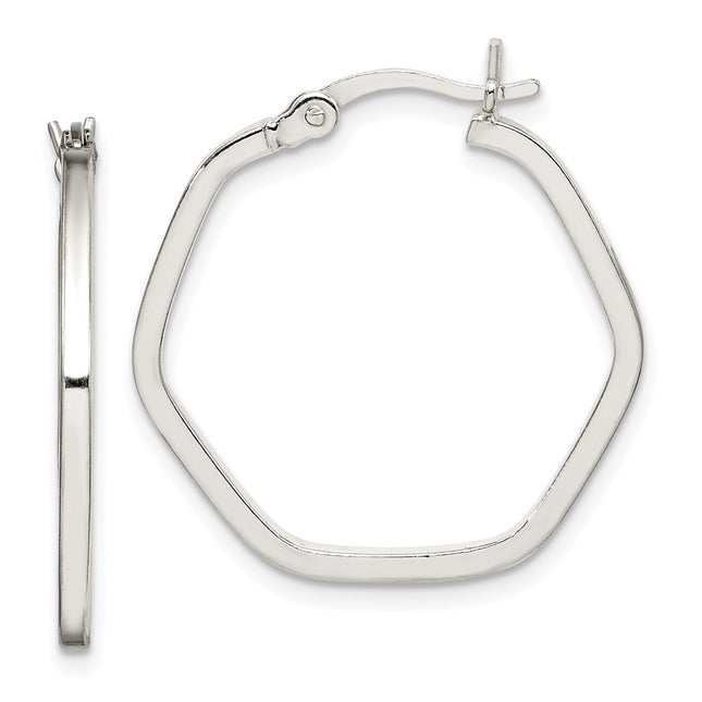 Sterling Silver Earrings Style QE14104 - Classique Jewelry Inc.
