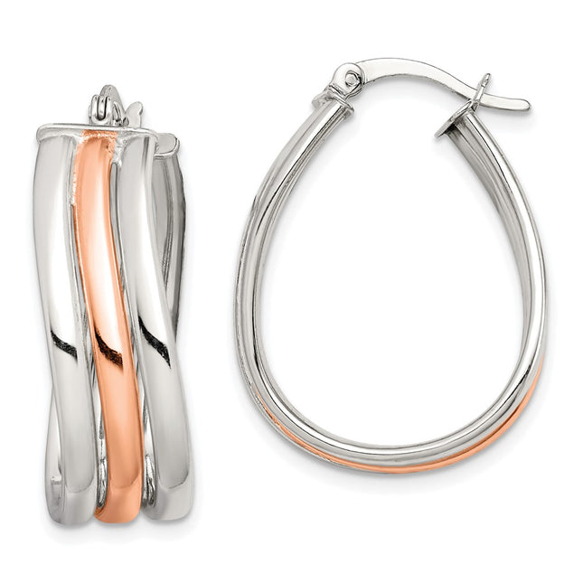 Sterling Silver Earrings Style QE14113 - Classique Jewelry Inc.