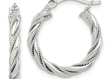 Sterling Silver Earrings Style QE14117 - Classique Jewelry Inc.