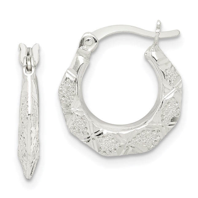 Sterling Silver Earrings Style QE14155 - Classique Jewelry Inc.