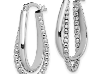 Sterling Silver Earrings Style QE14174 - Classique Jewelry Inc.