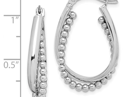 Sterling Silver Earrings Style QE14174 - Classique Jewelry Inc.