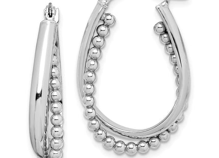 Sterling Silver Earrings Style QE14174 - Classique Jewelry Inc.