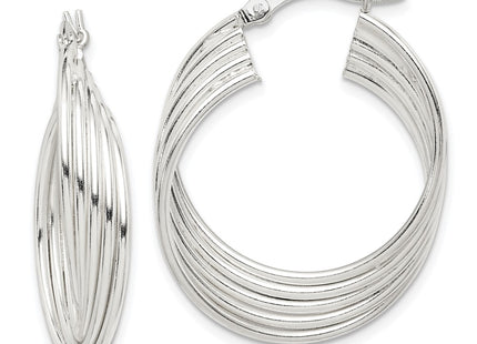 Sterling Silver Earrings Style QE14176 - Classique Jewelry Inc.