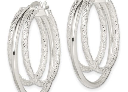 Sterling Silver Earrings Style QE14177 - Classique Jewelry Inc.
