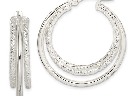 Sterling Silver Earrings Style QE14177 - Classique Jewelry Inc.