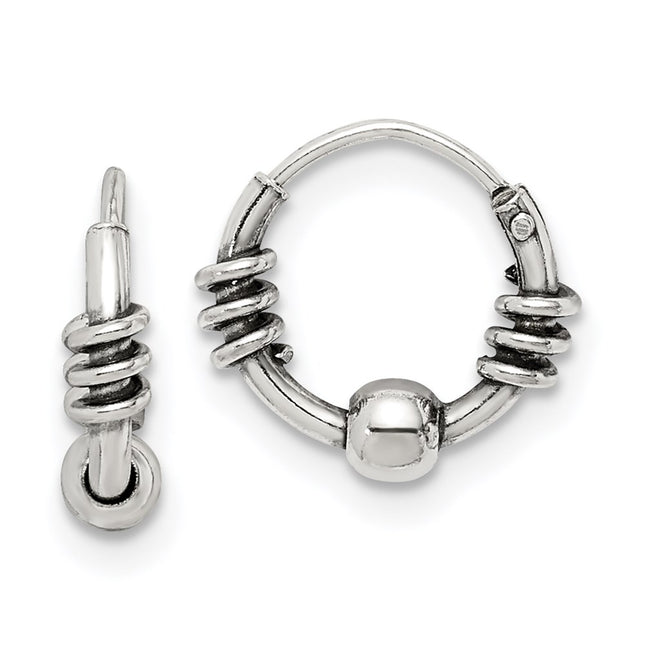 Sterling Silver Earrings Style QE14192 - Classique Jewelry Inc.