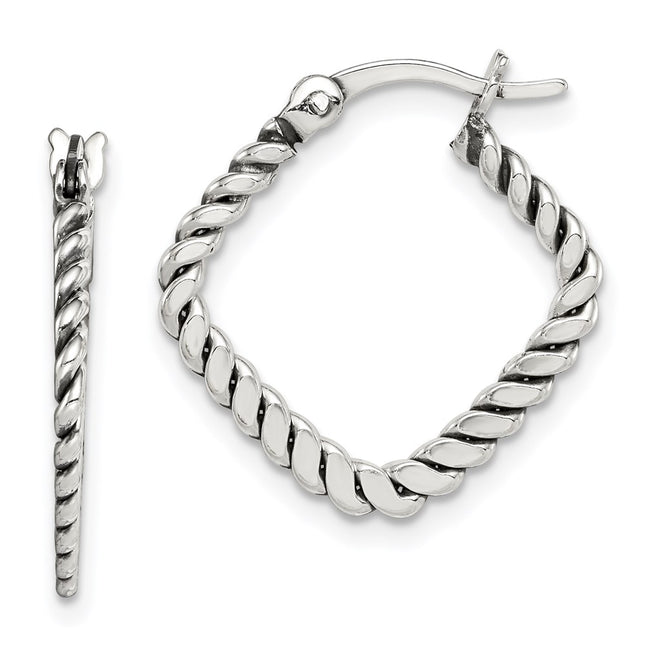 Sterling Silver Earrings Style QE14208 - Classique Jewelry Inc.