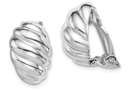 Sterling Silver Earrings Style QE14210 - Classique Jewelry Inc.