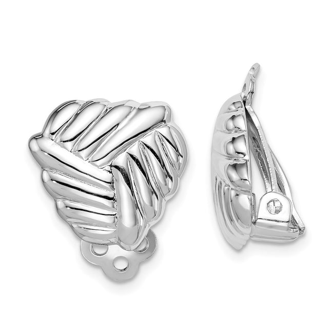 Sterling Silver Earrings Style QE14211 - Classique Jewelry Inc.