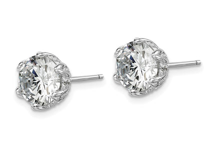 Sterling Silver Earrings Style QE14214 - Classique Jewelry Inc.