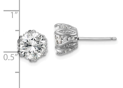 Sterling Silver Earrings Style QE14214 - Classique Jewelry Inc.