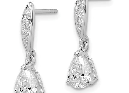Sterling Silver Earrings Style QE14219 - Classique Jewelry Inc.