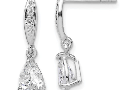 Sterling Silver Earrings Style QE14219 - Classique Jewelry Inc.