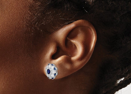 Sterling Silver Earrings Style QE14230 - Classique Jewelry Inc.