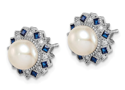 Sterling Silver Earrings Style QE14231 - Classique Jewelry Inc.