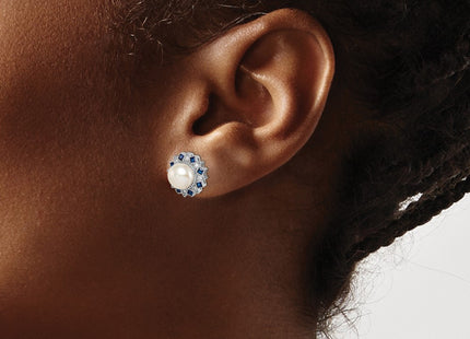 Sterling Silver Earrings Style QE14231 - Classique Jewelry Inc.