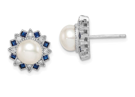 Sterling Silver Earrings Style QE14231 - Classique Jewelry Inc.