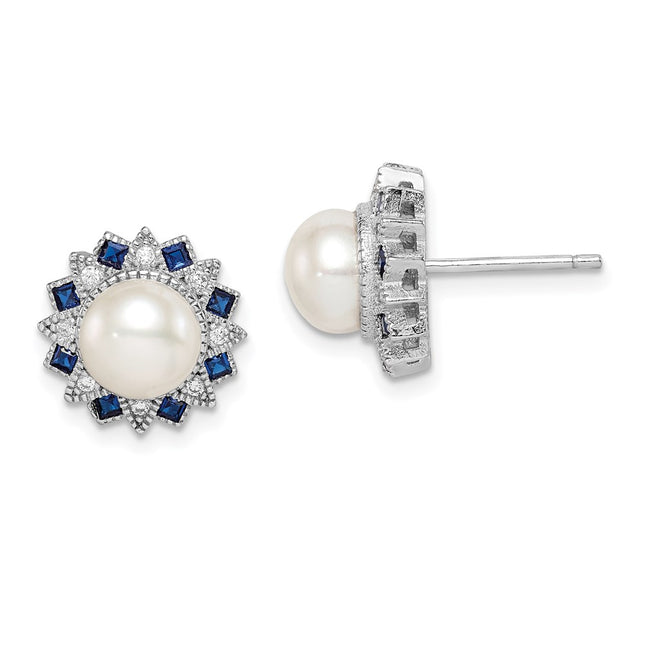 Sterling Silver Earrings Style QE14231 - Classique Jewelry Inc.
