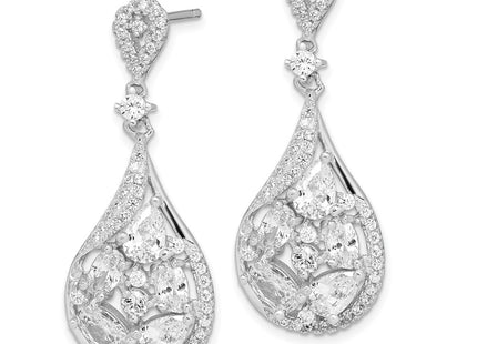 Sterling Silver Earrings Style QE14244 - Classique Jewelry Inc.