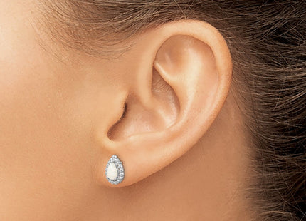 Sterling Silver Earrings Style QE14253 - Classique Jewelry Inc.