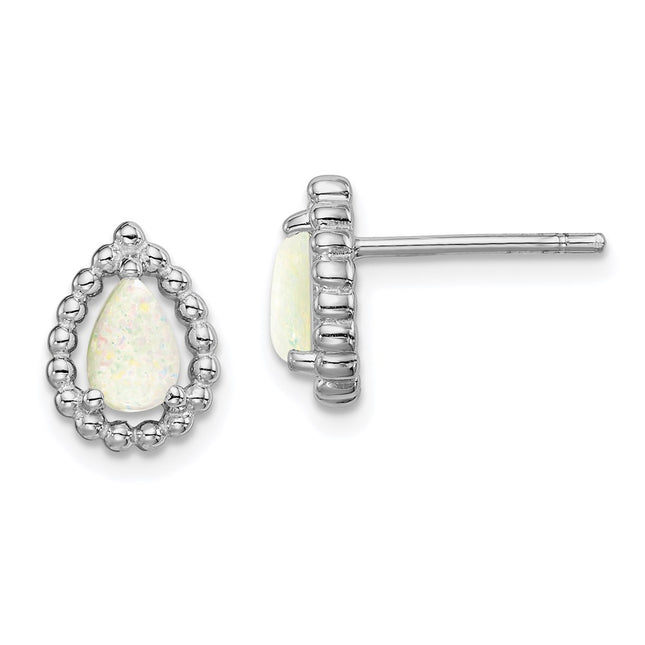 Sterling Silver Earrings Style QE14253 - Classique Jewelry Inc.