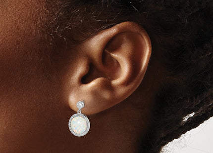Sterling Silver Earrings Style QE14257 - Classique Jewelry Inc.