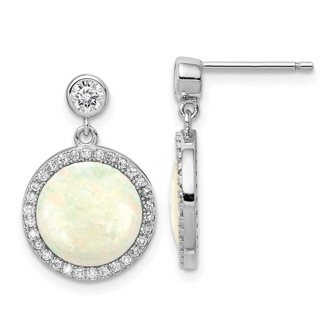 Sterling Silver Earrings Style QE14257 - Classique Jewelry Inc.