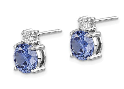 Sterling Silver Earrings Style QE14261 - Classique Jewelry Inc.
