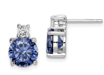 Sterling Silver Earrings Style QE14261 - Classique Jewelry Inc.