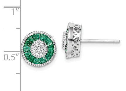 Sterling Silver Earrings Style QE14266 - Classique Jewelry Inc.