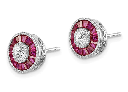 Sterling Silver Earrings Style QE14267 - Classique Jewelry Inc.