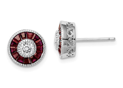 Sterling Silver Earrings Style QE14267 - Classique Jewelry Inc.