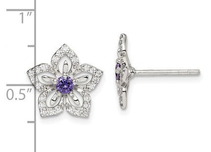 Sterling Silver Earrings Style QE14268 - Classique Jewelry Inc.