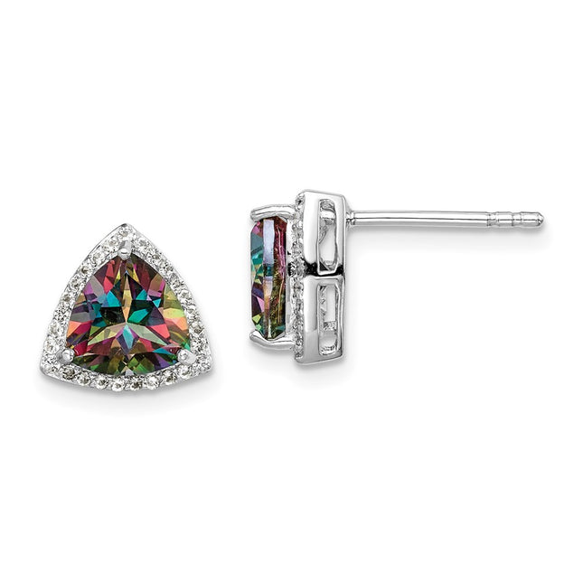 Sterling Silver Earrings Style QE14272 - Classique Jewelry Inc.