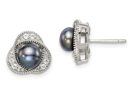 Sterling Silver Earrings Style QE14311 - Classique Jewelry Inc.