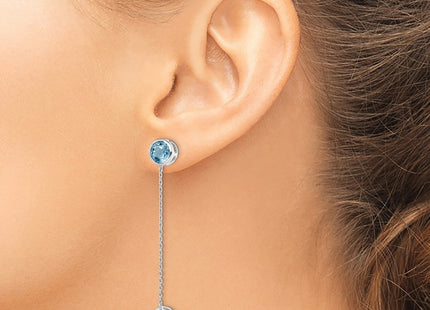 Sterling Silver Earrings Style QE14372 - Classique Jewelry Inc.