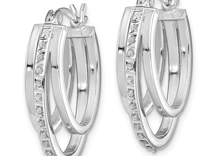 Sterling Silver Earrings Style QE14387 - Classique Jewelry Inc.