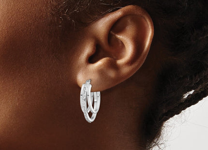 Sterling Silver Earrings Style QE14387 - Classique Jewelry Inc.