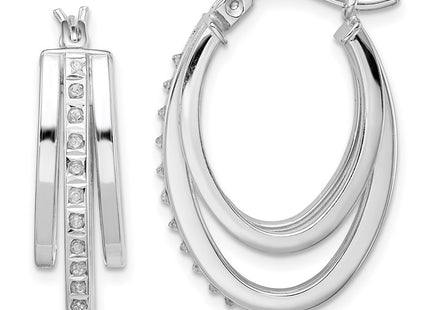 Sterling Silver Earrings Style QE14387 - Classique Jewelry Inc.