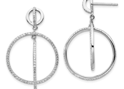Sterling Silver Earrings Style QE14412 - Classique Jewelry Inc.