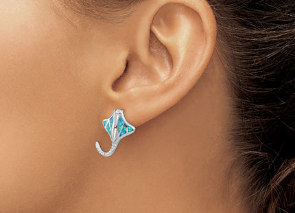 Sterling Silver Earrings Style QE14445 - Classique Jewelry Inc.