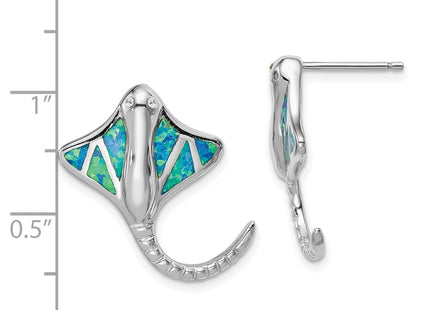 Sterling Silver Earrings Style QE14445 - Classique Jewelry Inc.