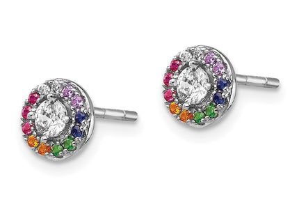 Sterling Silver Earrings Style QE14448 - Classique Jewelry Inc.