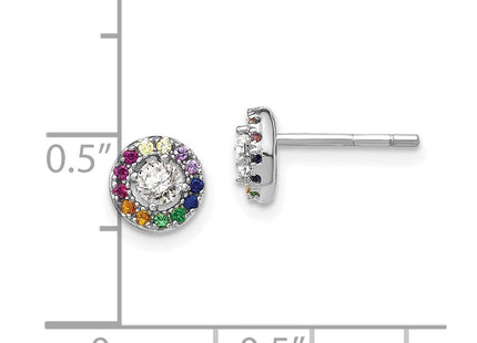Sterling Silver Earrings Style QE14448 - Classique Jewelry Inc.